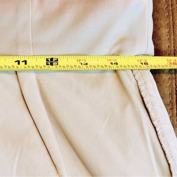 Studio One New York Women’s S/M Tan & Coral Color Block Sleeveless Dress - Picture 7 of 10